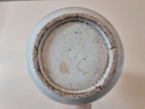 19세기 분원 관요사기 순백자주병