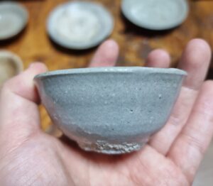 조선중기 백자 잔