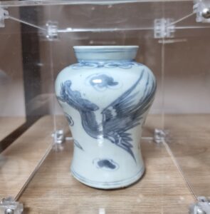 이도갤러리 관요사기 청화백자 봉황문 호