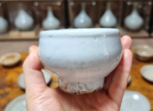 조선말기 19세기 관요사기 순백자