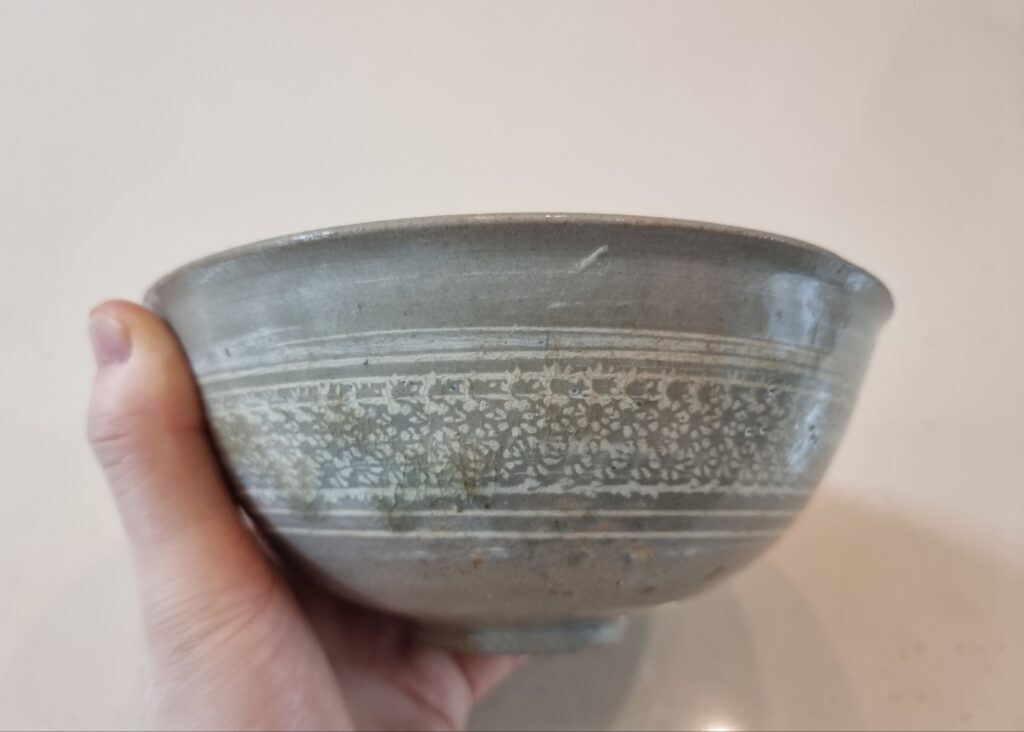 조선초기 분청 인화 백상감