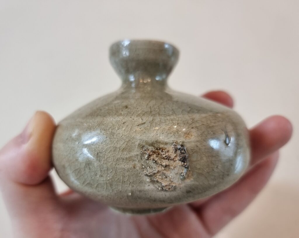 고려청자 황청자 찌글이 유병