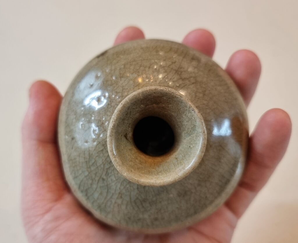 고려청자 황청자 찌글이 유병