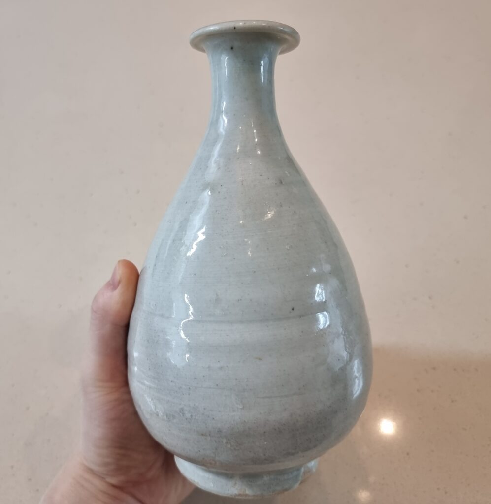 조선초기 관요 순백자 주병