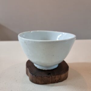 분원말기 순백자 다완